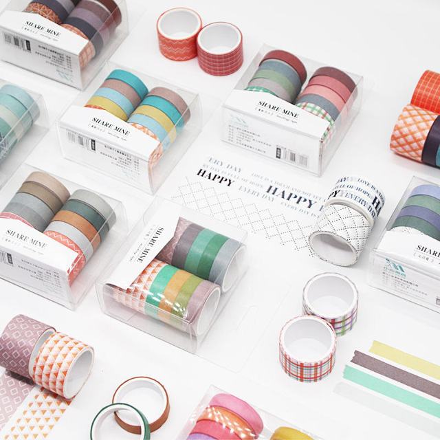 Washi Tape Set — 10 Rolls