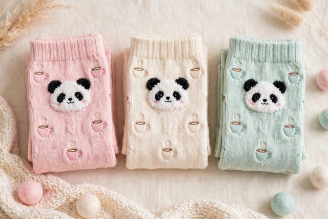 Panda Socks — 3 Pairs